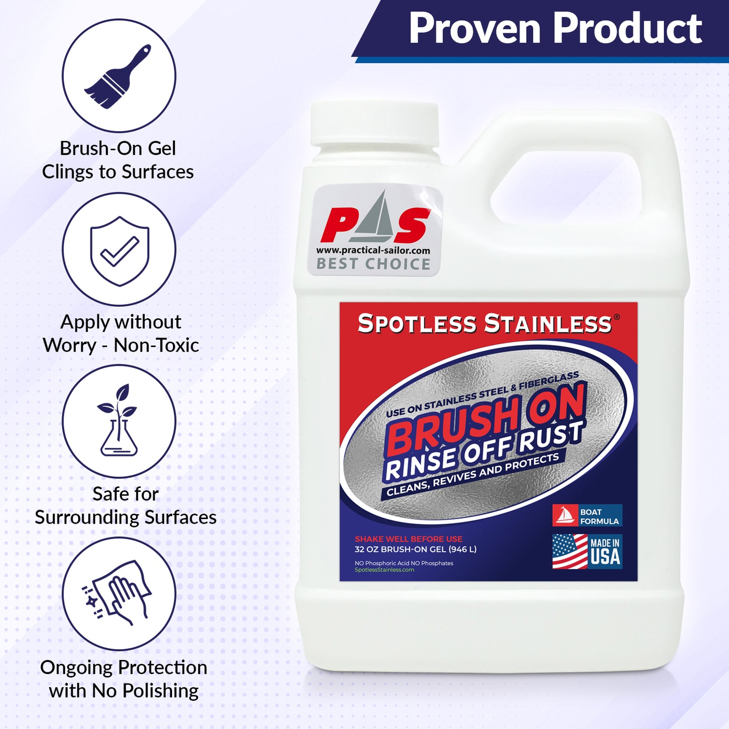 Spotless Stainless Rust Remover and Protectant