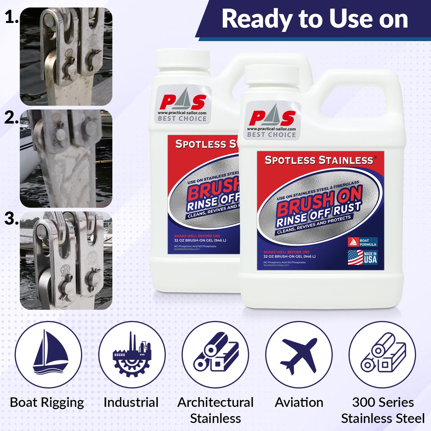 Spotless Stainless Rust Remover and Protectant